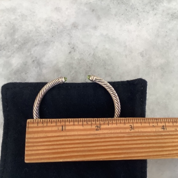 DAVID YURMAN bracelet with peridot & Diamonds - Picture 3 of 6
